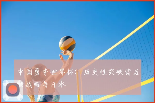 中国勇夺世界杯:历史性突破背后的战略与汗水